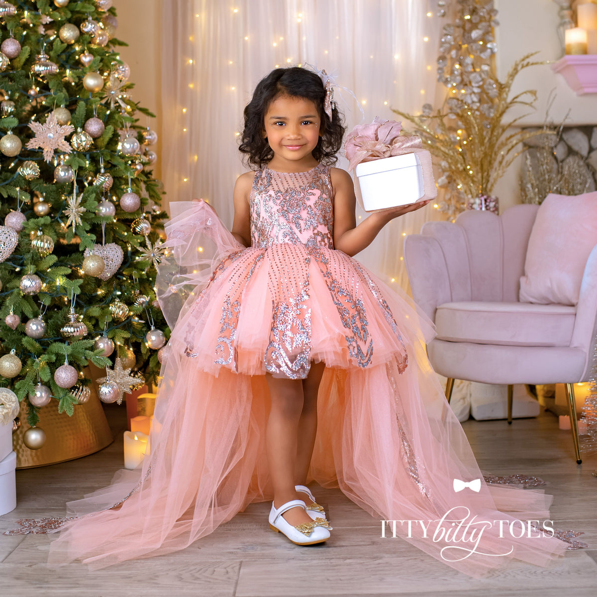 Little girl high low on sale dresses