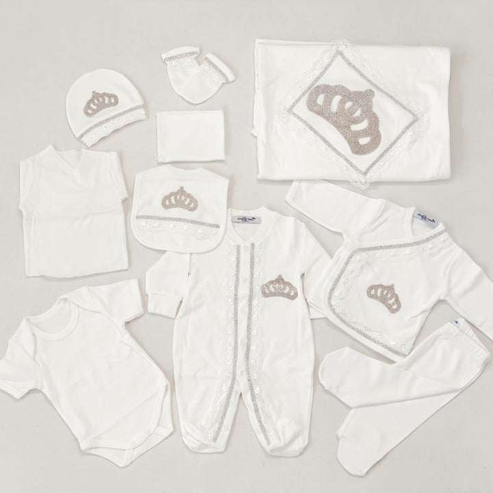 Silver Princess 10 Piece Newborn Set