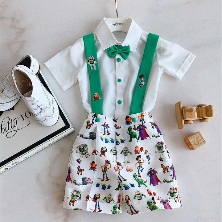 Toy Story Inspired Suspenders Set