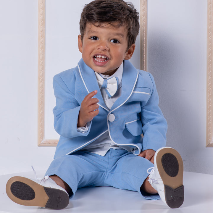 Alex Suit (Blue) - Couture - Itty Bitty Toes