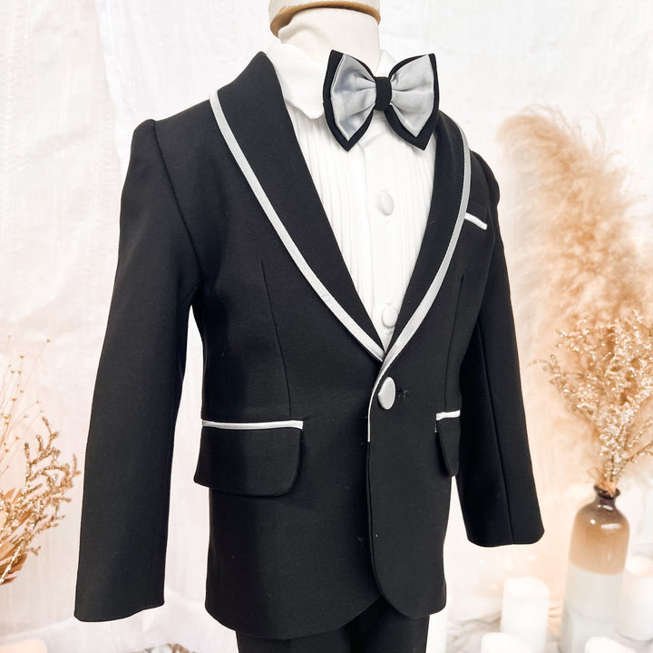 Alex Suit (Black & Silver)