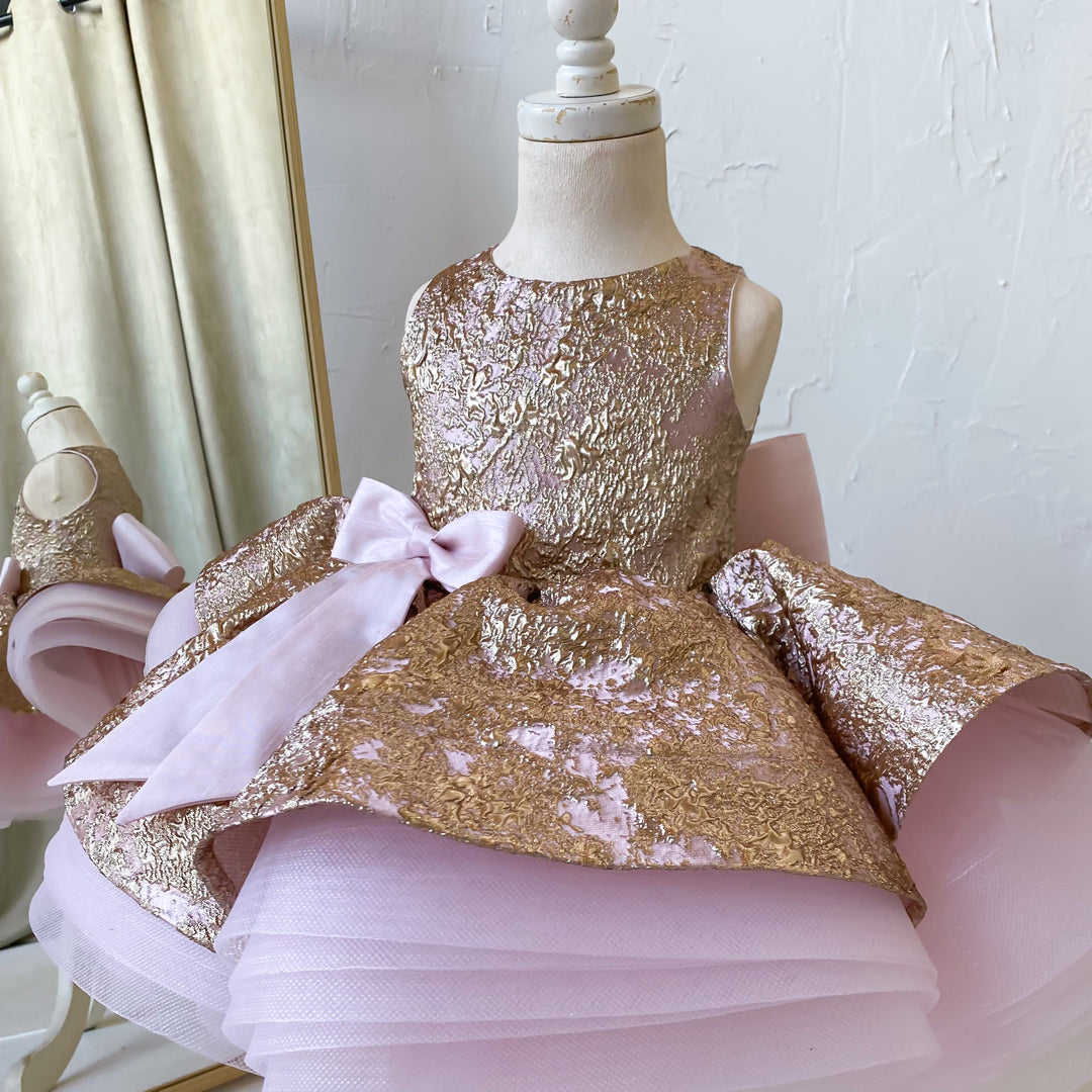 Glory Dress (Rose Gold & Pink)