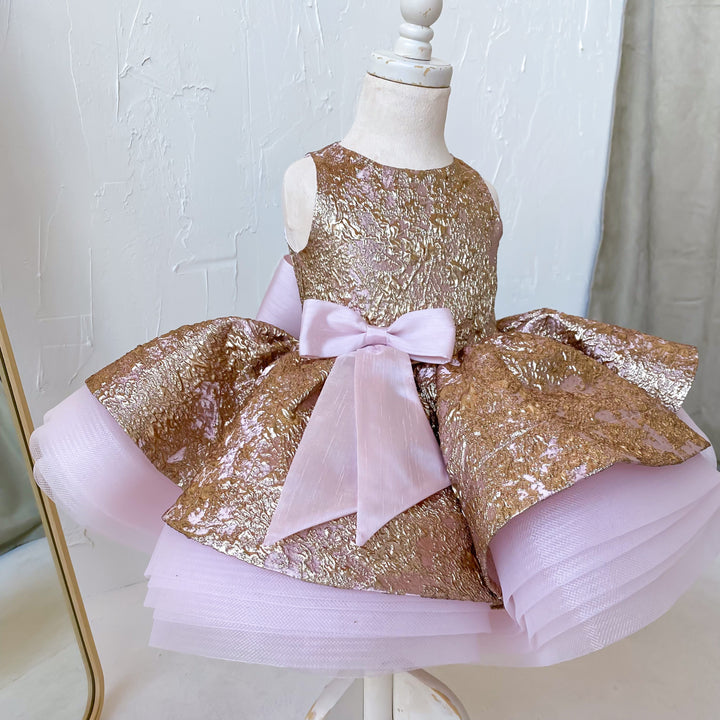 Glory Dress (Rose Gold & Pink)