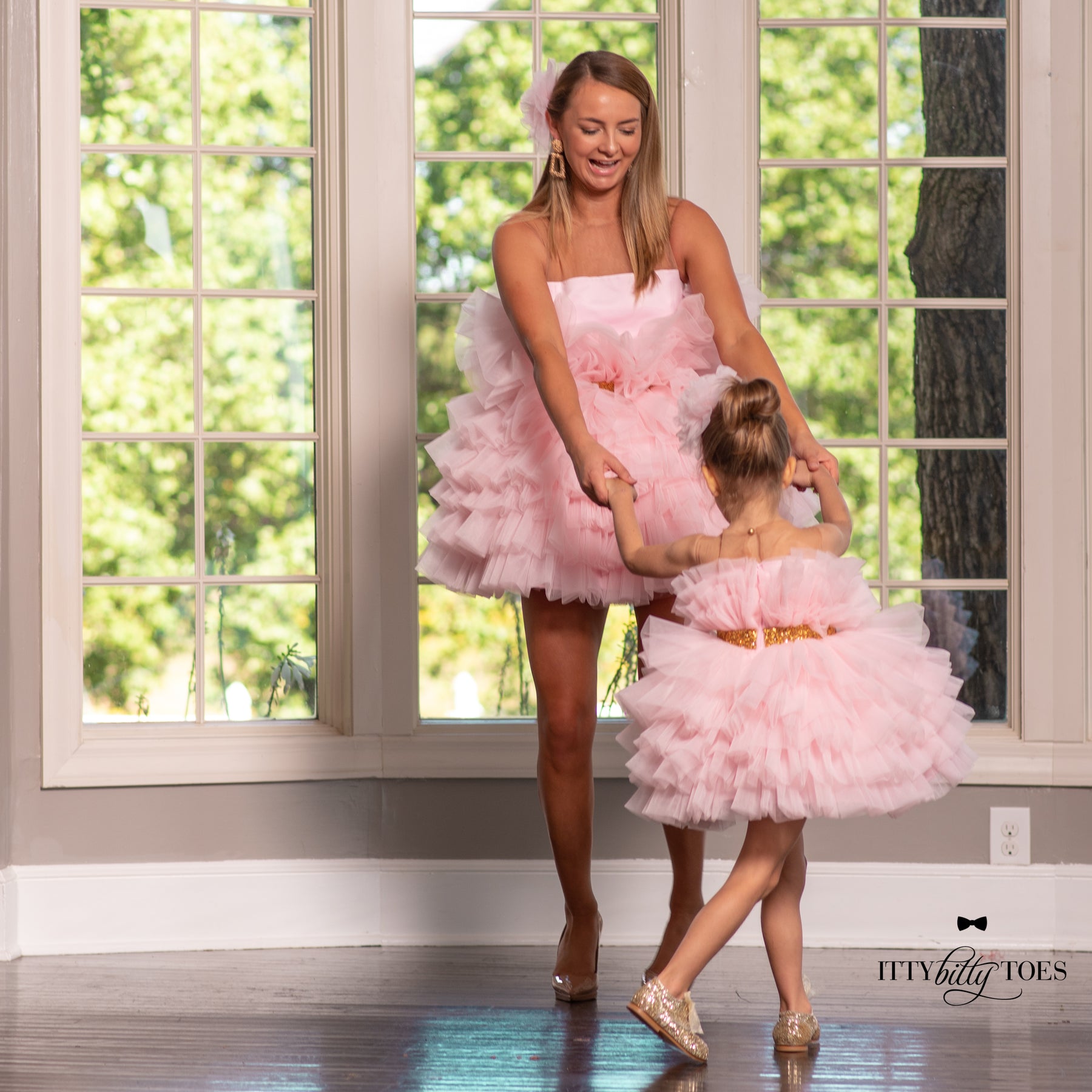 Pink Isabela Mommy Dress – Itty Bitty Toes