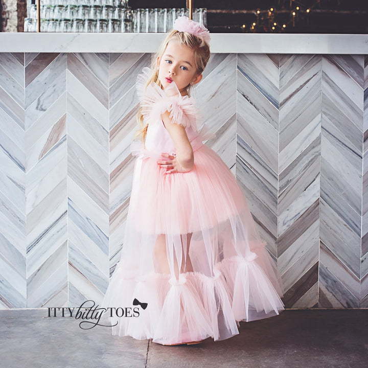 Matilda Dress (Pink) - Couture - Itty Bitty Toes