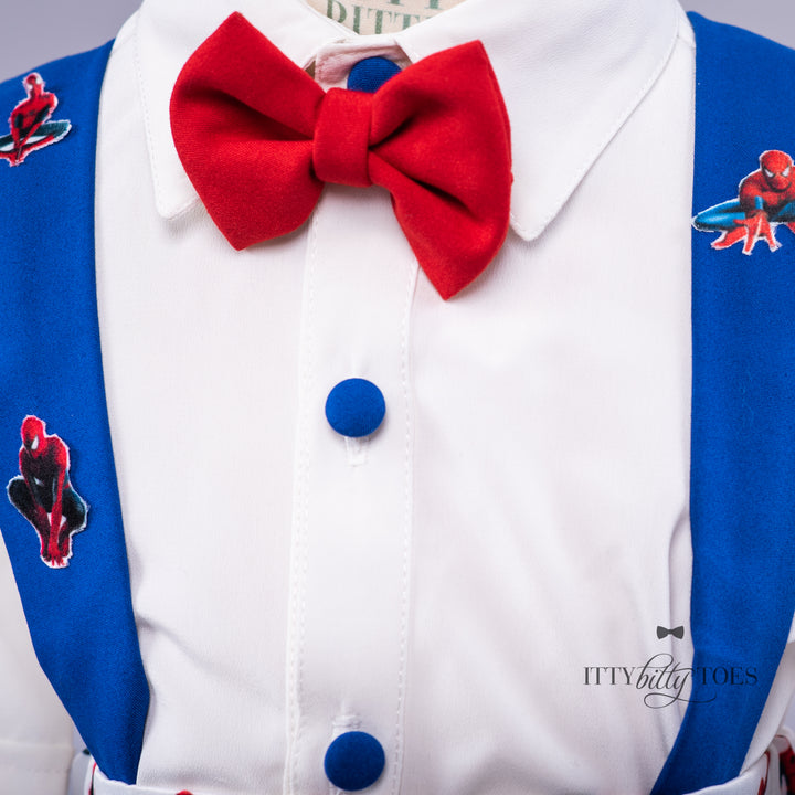 Spiderman Inspired Suspenders Set