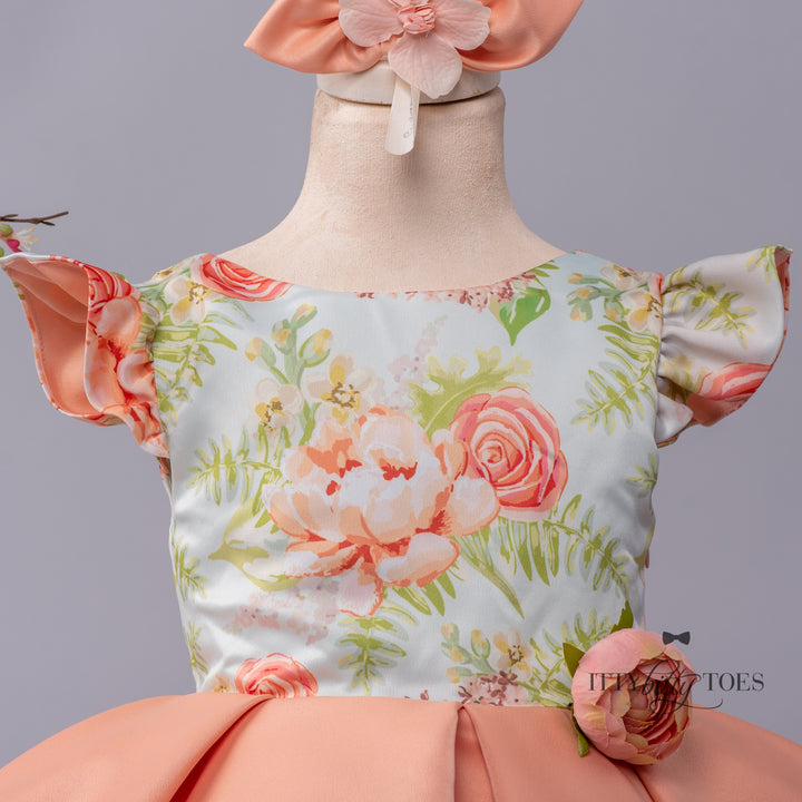 Leila Dress (Peach)