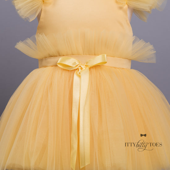 Girls Mustard Dress - Etsy