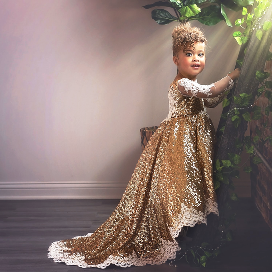 Golden 2025 dress kids